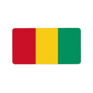 Guinea Adressaufkleber