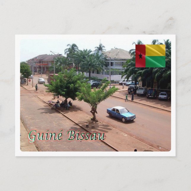 Guinea-Bissau - Bissau - Stadtzentrum - Postkarte (Vorderseite)
