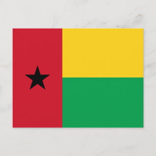 Guinea-Bissau-Flag-Postkarte Postkarte
