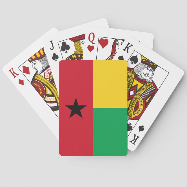 Guinea Bissau Flag Spielkarten (Rückseite)