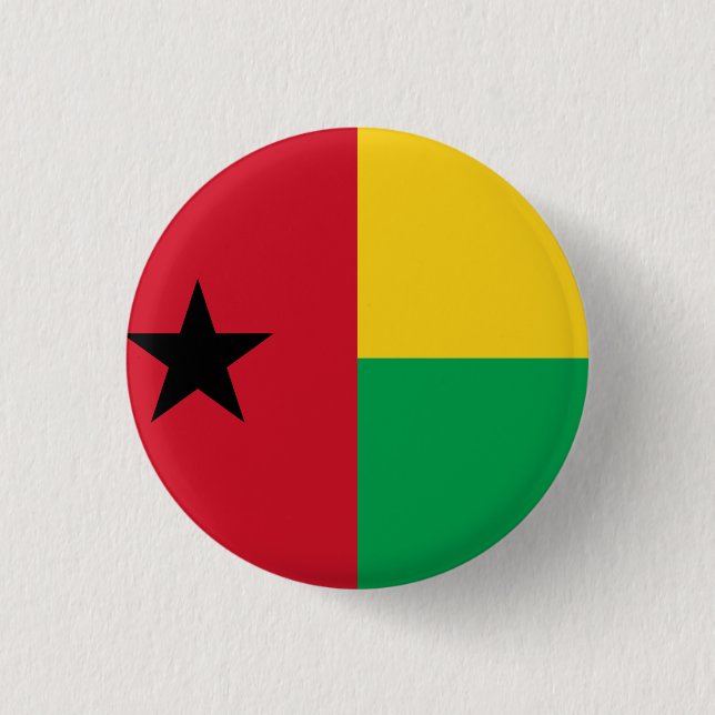 Guinea-Bissau-Flagge Button (Vorderseite)
