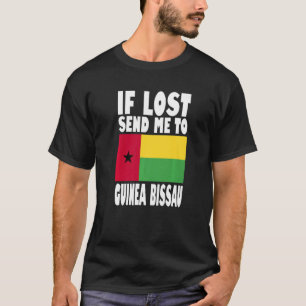 Guinea Bissau Flagge Design  Wenn verloren, schick T-Shirt