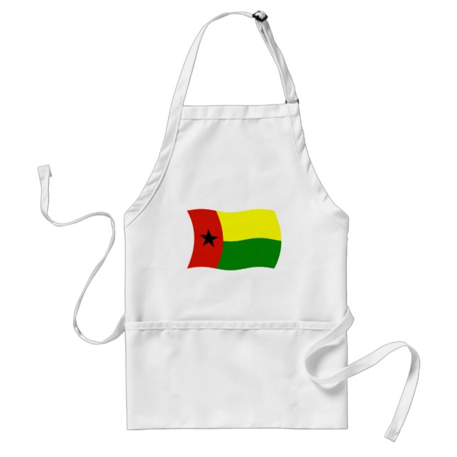 Guinea-Bissau-Flagge-Schürze Schürze (Vorne)