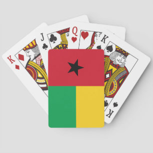 Guinea-Bissau-Flagge Spielkarten