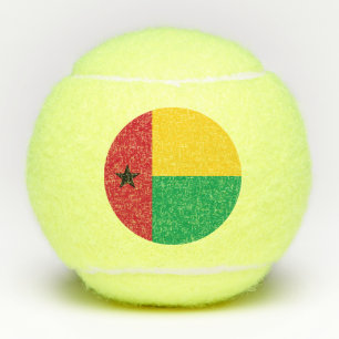 Guinea-Bissau-Flagge Tennisbälle