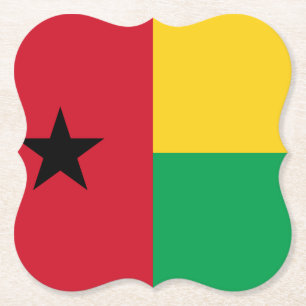 Guinea-Bissau-Flagge Untersetzer