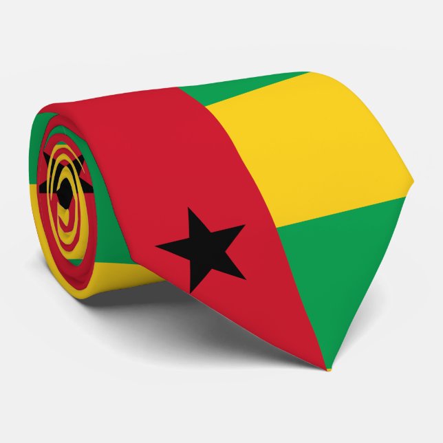 Guinea Bissau Krawatte (Gerollt)
