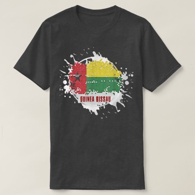 guinea bissau Splash  T-Shirt (Design vorne)