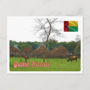 Guinea-Bissau - Village typique - Postkarte