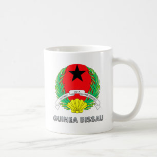 Guinea-Bissau Wappen Kaffeetasse