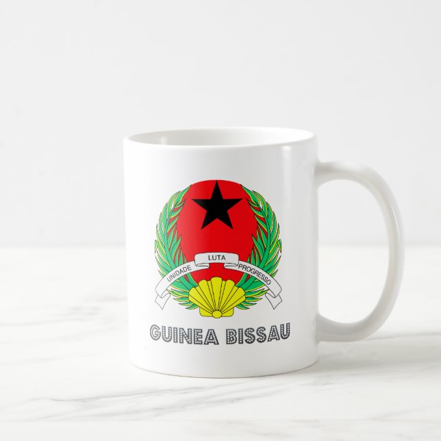 Guinea-Bissau Wappen Kaffeetasse (Rechts)