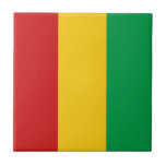 Guinea-Conakry Flag Keramik Tile Fliese<br><div class="desc">Dieses Design besteht aus der guineischen Fahne geschickt umgeformt,  um die quadratische Fliesenfläche zu passen. Ein dekorativer und nützlicher Artikel,  der ein perfektes Geschenk für diejenigen machen würde,  die sich an Guinea-Conakry erinnern möchten.</div>