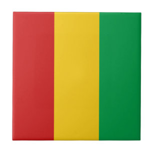 Guinea-Conakry Flag Keramik Tile Fliese