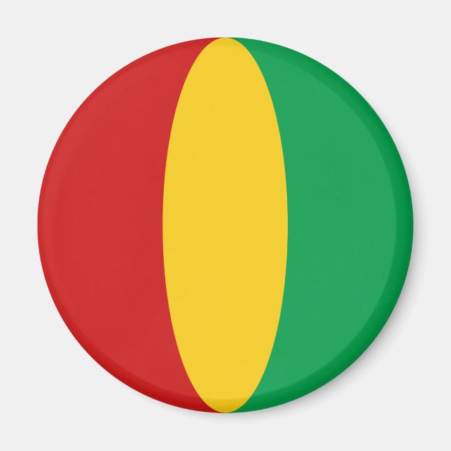 Guinea-Conakry Flag Magnet (Vorne)