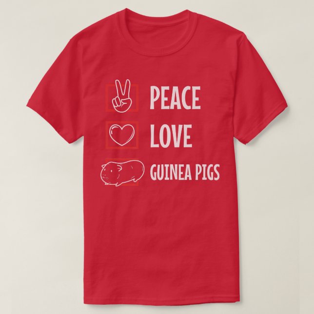 Guinea der friedlichen Liebe T-Shirt (Design vorne)