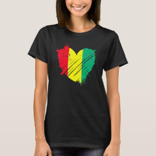 Guinea Flag I Liebe Guinea Es ist in meinem DNA fü T-Shirt