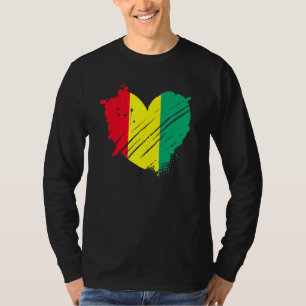 Guinea Flag I Liebe Guinea Es ist in meinem DNA fü T-Shirt