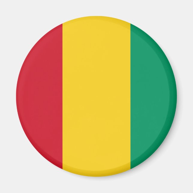Guinea Flag Magnet (Vorne)