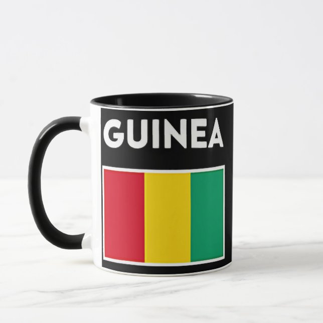 Guinea Flag  Tasse (Links)