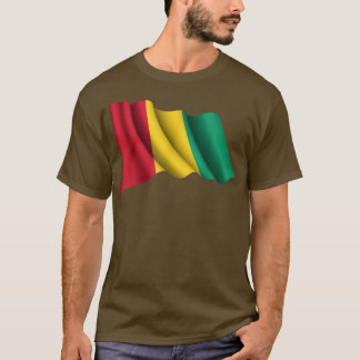 Guinea Flag Vintage Guinea Flag Guinean gestört T-Shirt