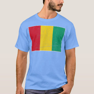 Guinea Flag with vintage Guinean national colors T T-Shirt