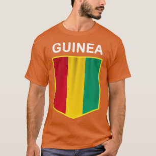 Guinea Flaggenemblem Guinean Pride Herkunft Herita T-Shirt