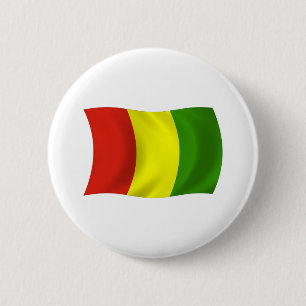 Guinea-Flaggenknopf Button