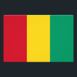 Guinea Fotodruck<br><div class="desc">Patriotische Flagge der Guinea.</div>