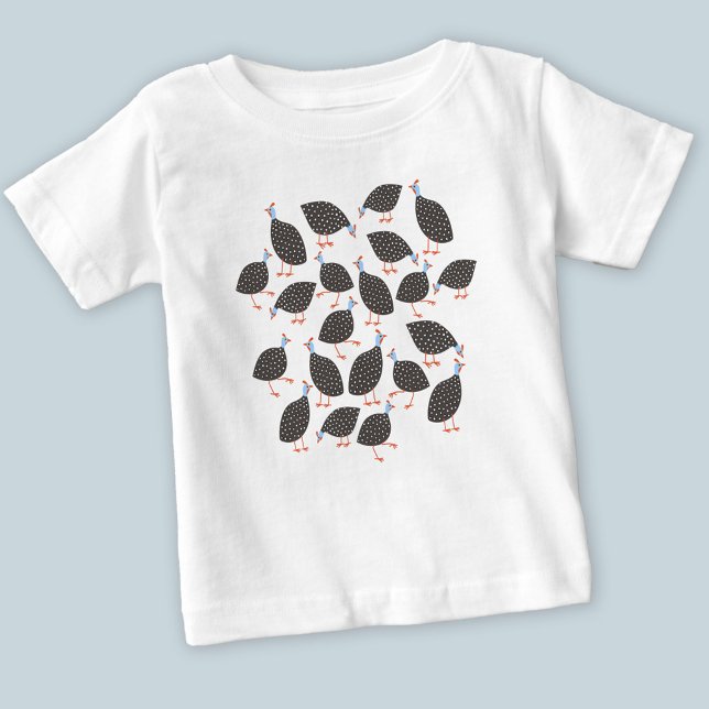 Guinea Fowl Bird Baby T-shirt (Von Creator hochgeladen)