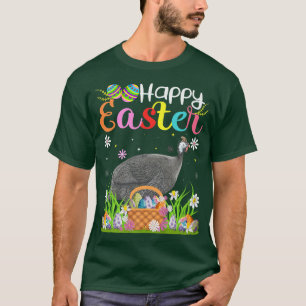 Guinea Fowl Bird Bunny Egg Jagd Hübsche Guinea Fan T-Shirt