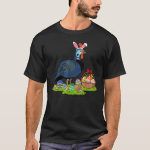 Guinea Fowl Bird Ostereier Jagd Bunny Guinea F T-Shirt