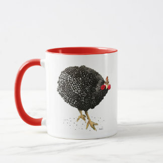 Guinea Fowl Hen Hühnchen Tasse von Albuquerque Art