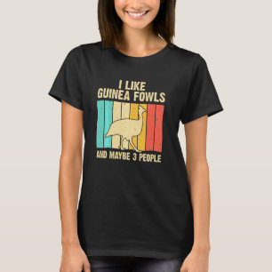 Guinea Fowl Women Guinea Henne Bird T-Shirt