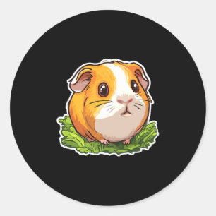 Guinea G Süße Tiere Guinea G Comfort Colors Erwach Runder Aufkleber