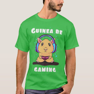 Guinea Gaming Guinea Quark Gamer Videospiel T-Shirt