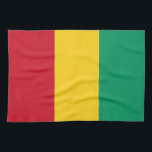 Guinea Geschirrtuch<br><div class="desc">Patriotische Flagge der Guinea.</div>