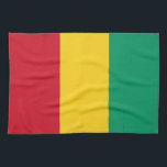 Guinea Geschirrtuch<br><div class="desc">Patriotische Flagge der Guinea.</div>