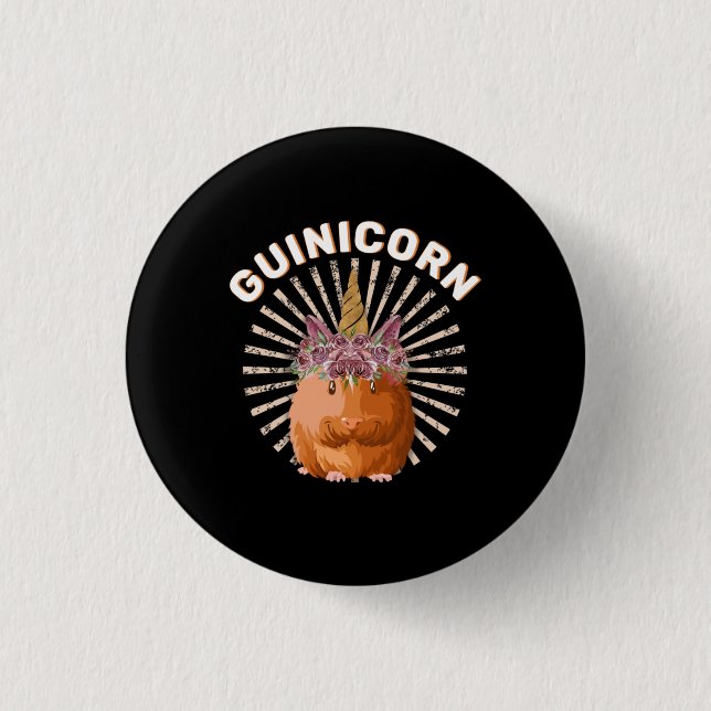 Guinea Guinicorn Button (Vorderseite)