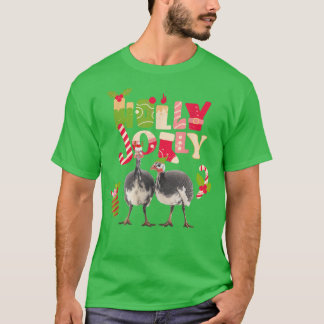 Guinea Hen Fowl Poultry Farm Animal Funny Christma T-Shirt