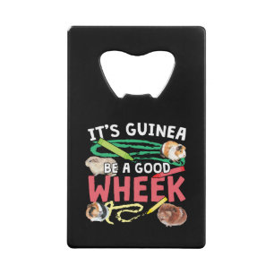Guinea ist ein guter Rad - Guinea Pig Puff Geldbeutel Flaschenöffner