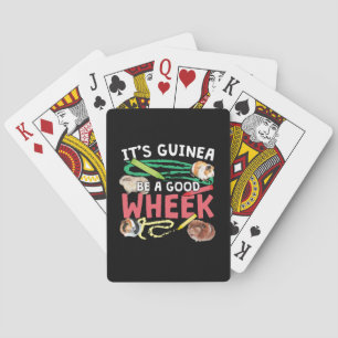 Guinea ist ein guter Rad - Guinea Pig Puff Spielkarten