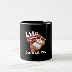 Guinea Kühlen Schweinebesen ist besser mit Guinea  Zweifarbige Tasse