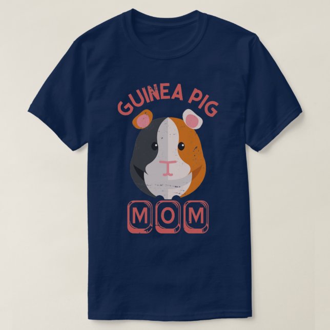 Guinea Mama Haustiere Guinea Schweinefleisch T-Shirt (Design vorne)