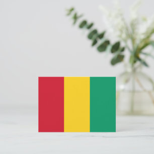 Guinea Mitteilungskarte