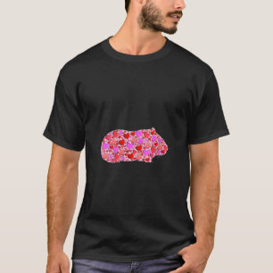 Guinea Niedliche Herzen Schweine Funny Animals Val T-Shirt