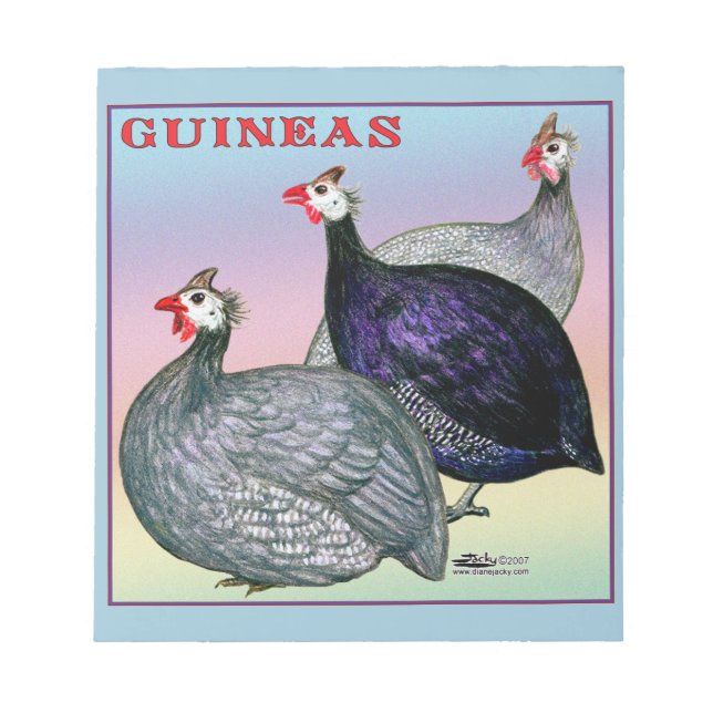 Guinea Notizblock (Vorderseite)