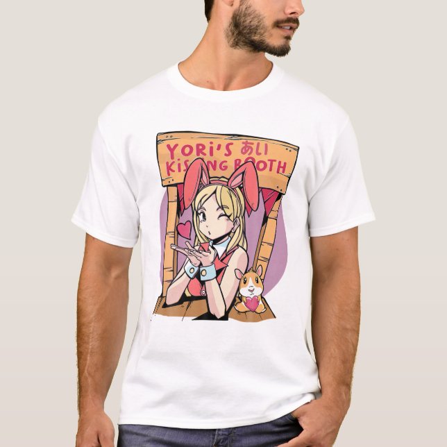 Guinea Pig - Anime Niedlich Girl - Otaku Japanisch T-Shirt (Vorderseite)