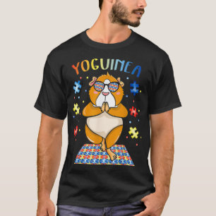 Guinea Pig Autism Yoga  T-Shirt