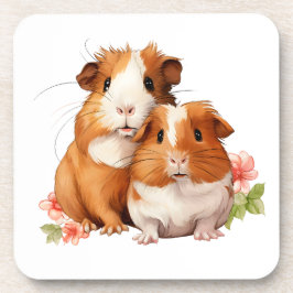 Guinea Pig Buddies Getränkeuntersetzer