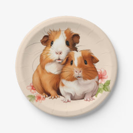 Guinea Pig Buddies Pappteller